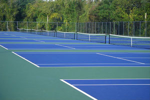 Wilbraham Monson Academy tennis court construction